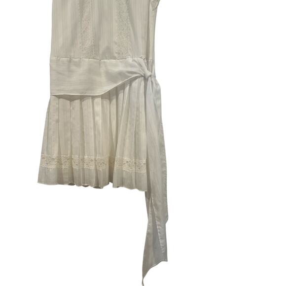 Vintage Jessica McClintock Gunne Sax Dress Prairie White Lace Cottagecore 8 - Picture 3 of 10